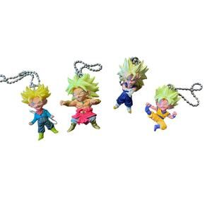 Dragon Ball Z UDM Gashapon Ultimate Deformed Mascot Burst 13 - Set of 4